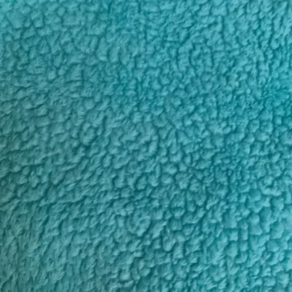 Girl’s size L All In Motion blue active zip up sweatshirt (fluffy Material) - Picture 7 of 7